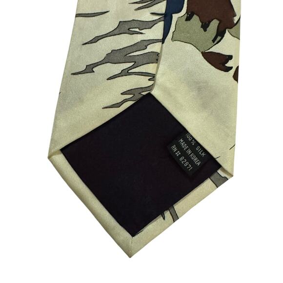 Vintage Bugs Bunny Necktie Skiing Winter St. Moritz 1993 Warner Bros. - Picture 5 of 7